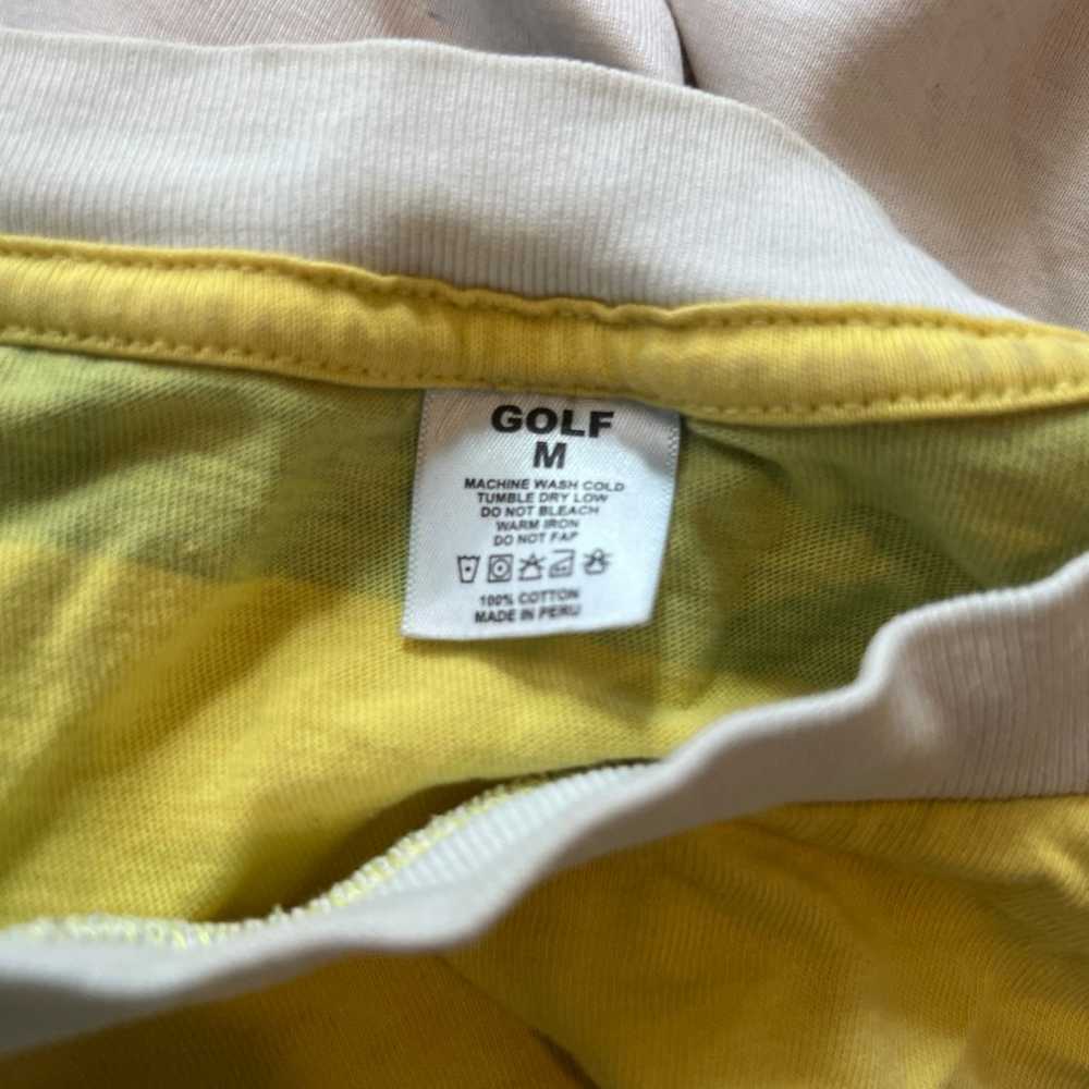 Golf Wang blue and yellow striped shirt - image 4