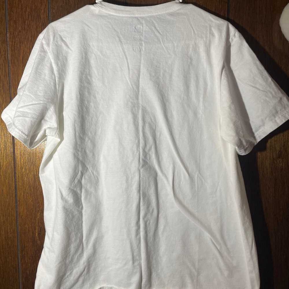 ADIDAS ORIGINALS T-Shirt Mens White Gold Short Sl… - image 6