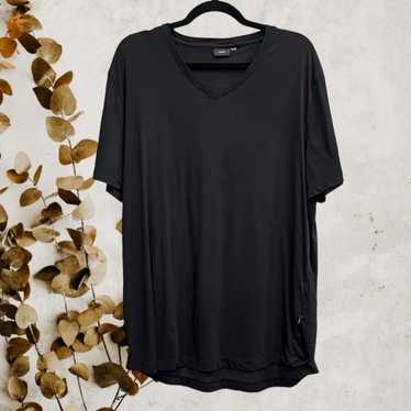 Onia Men’s Black V Neck Cotton T-Shirt Size XL - image 1