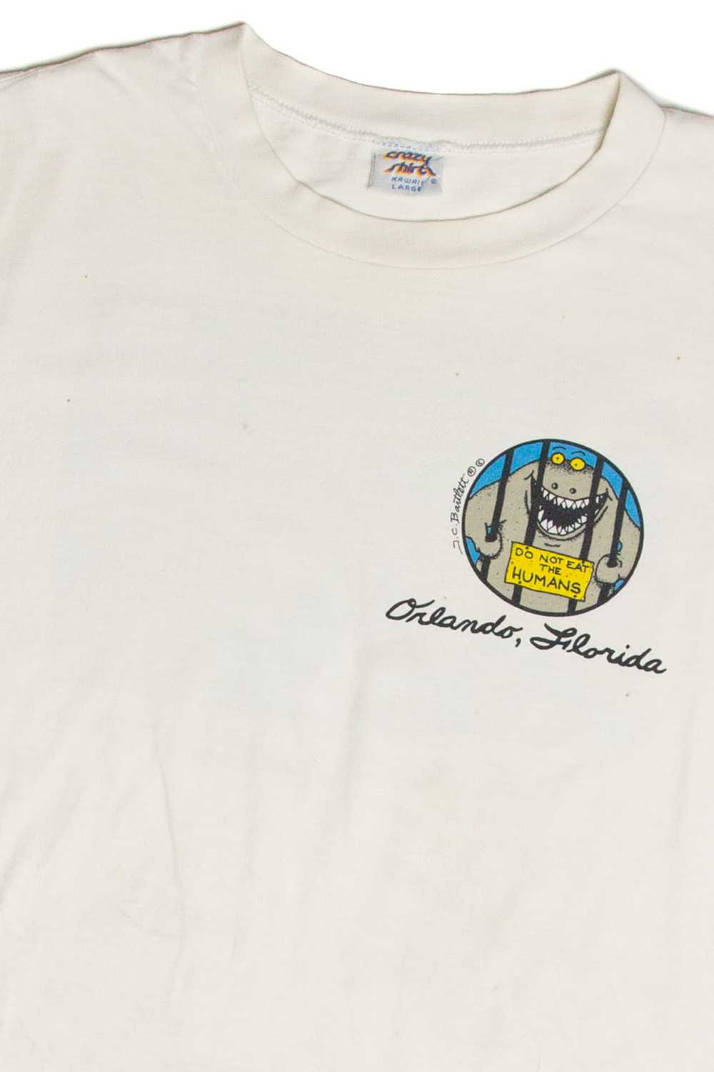 Vintage Shark Zoo Orlando Florida T-Shirt - image 3