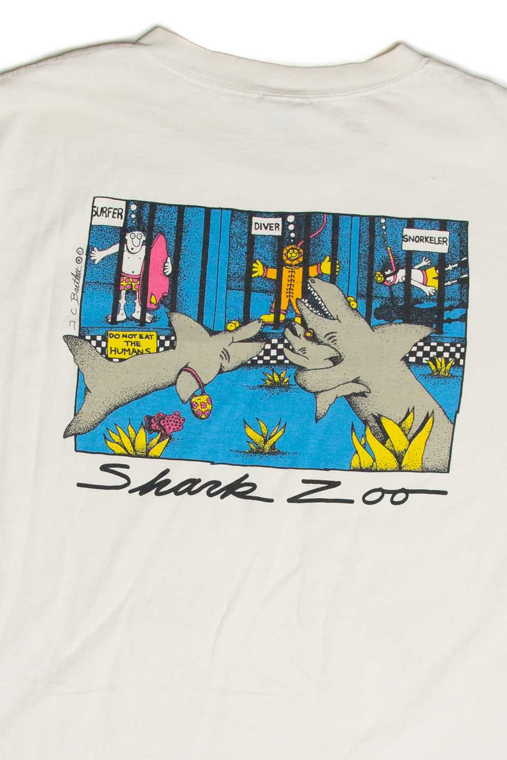 Vintage Shark Zoo Orlando Florida T-Shirt - image 8
