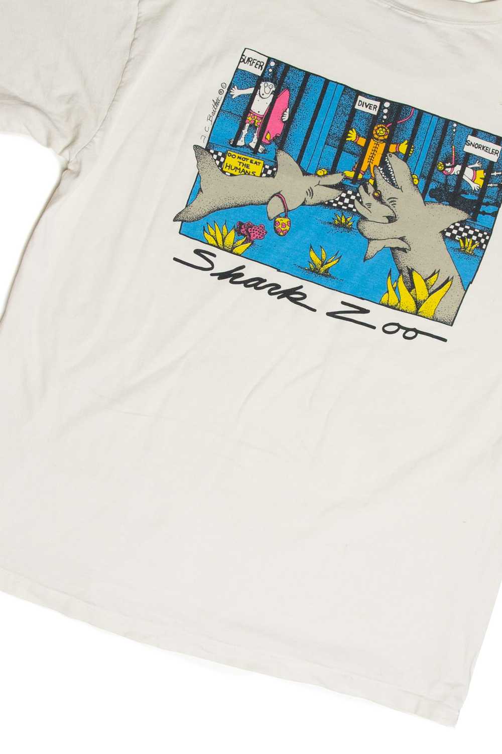 Vintage Shark Zoo Orlando Florida T-Shirt - image 9