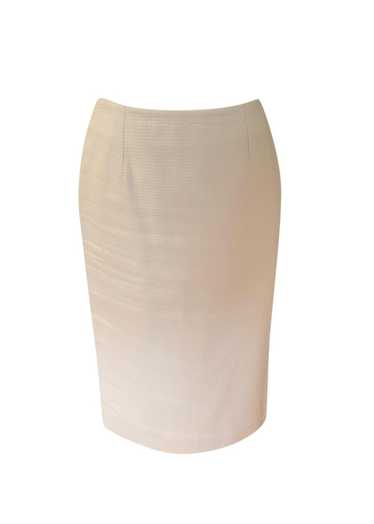 Product Details Dior Cream Waffle Pencil Skirt