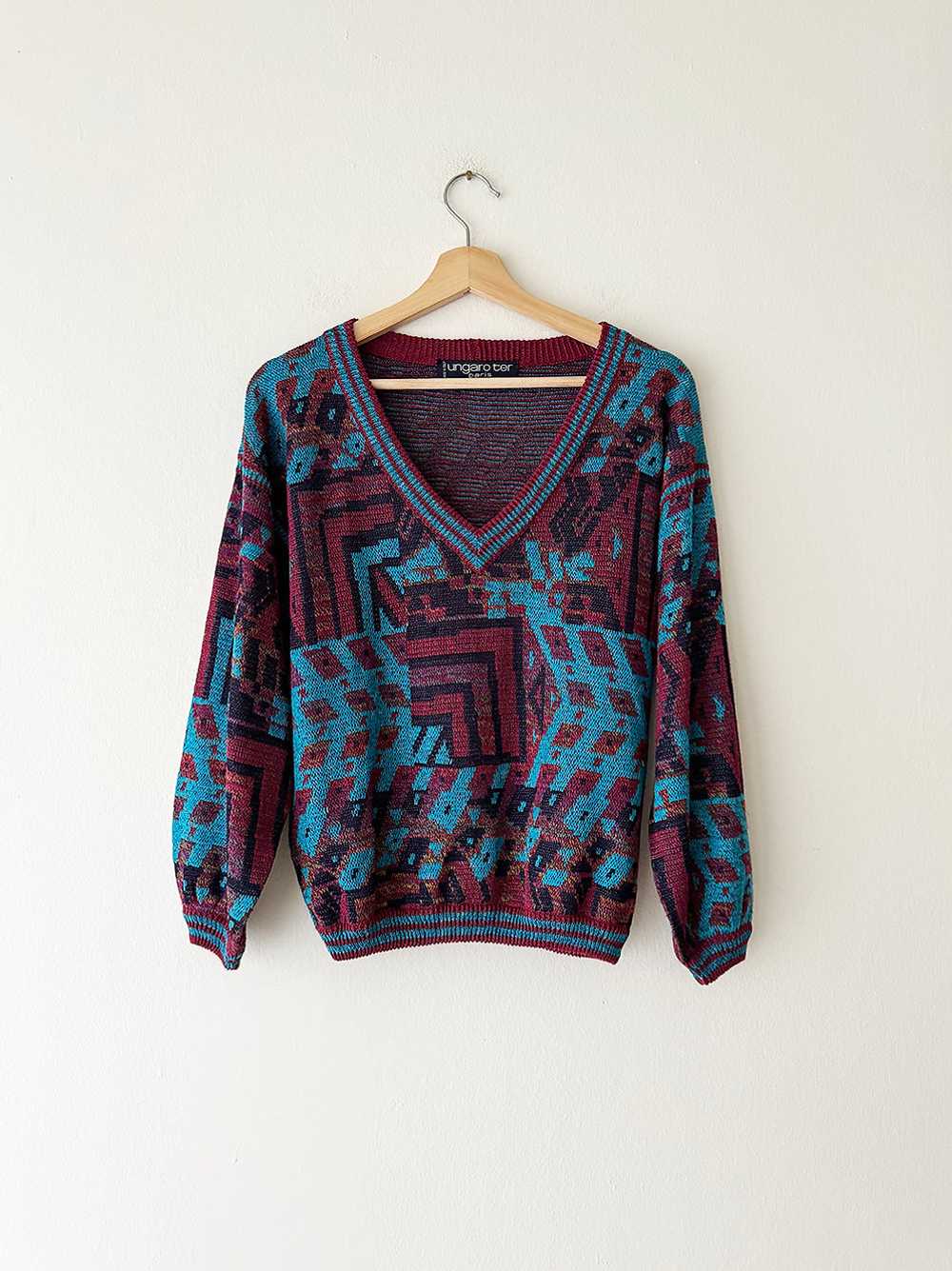Ungaro V-Neck Sweater - image 1
