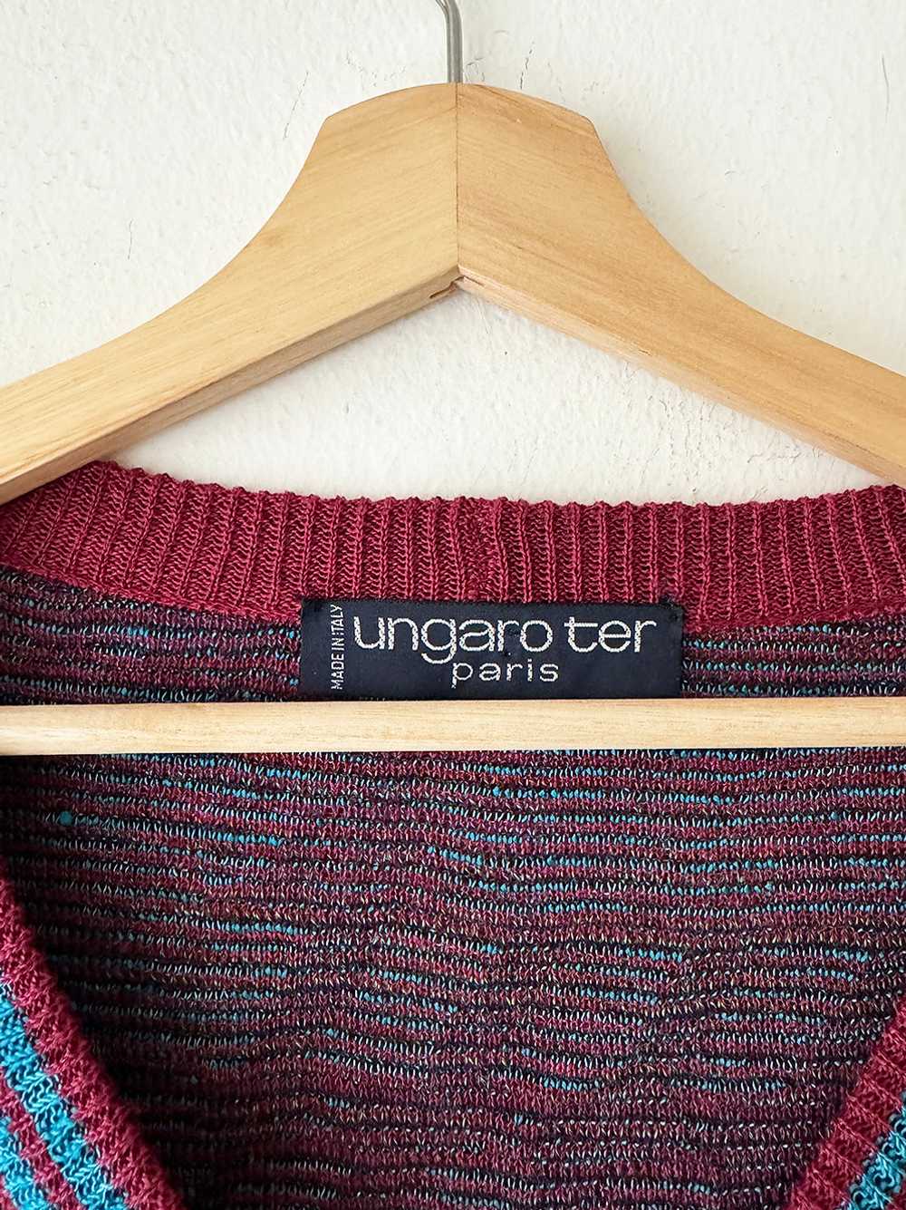 Ungaro V-Neck Sweater - image 3