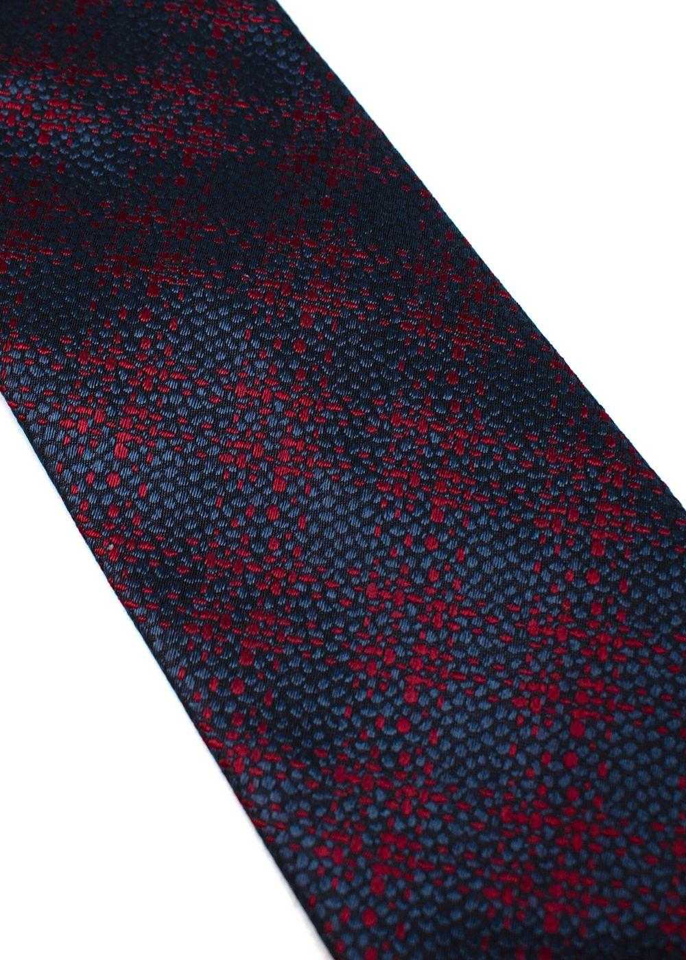 Managed by hewi Charvet Navy and Red Pattern Tie - image 5