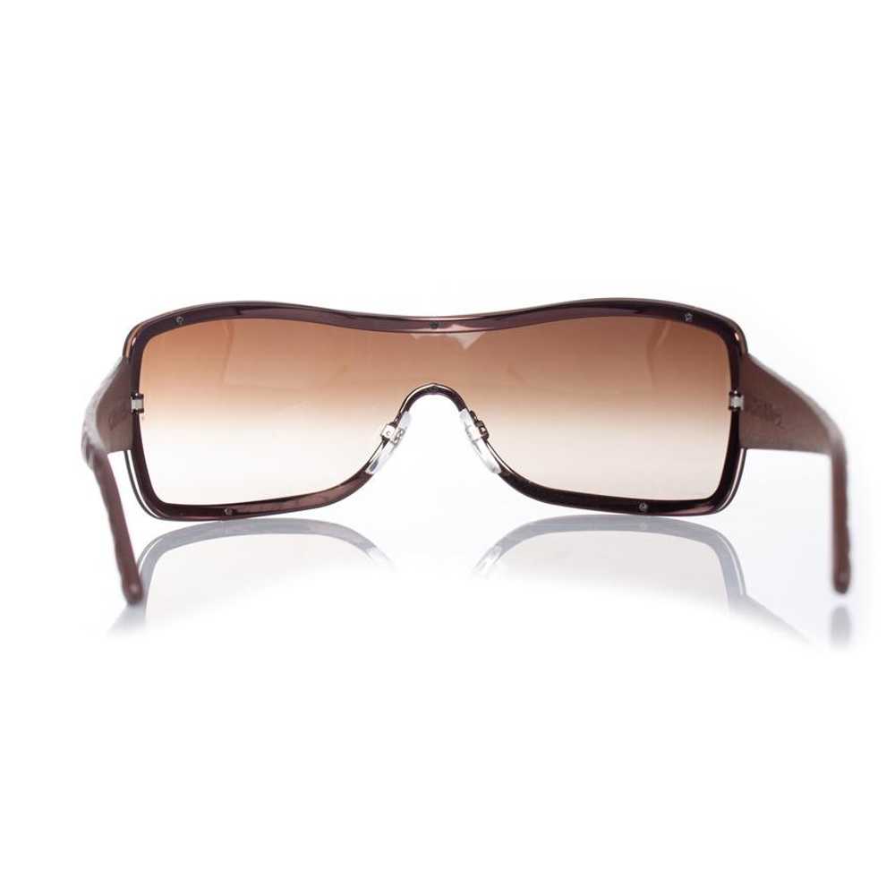 Product Details Chanel Brown Shield Sunglasses - image 4