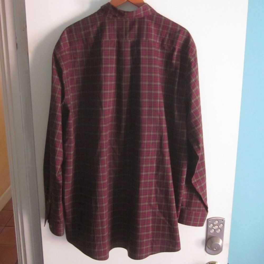 Outdoor Life L.L.Bean Shirt Size XL Tall Red Plai… - image 12