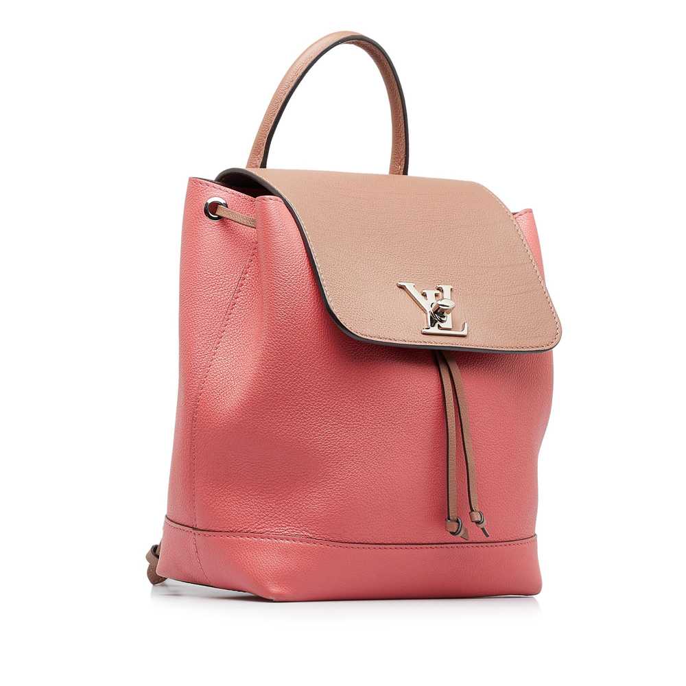 Product Details Louis Vuitton Pink Lockme Backpack - image 2