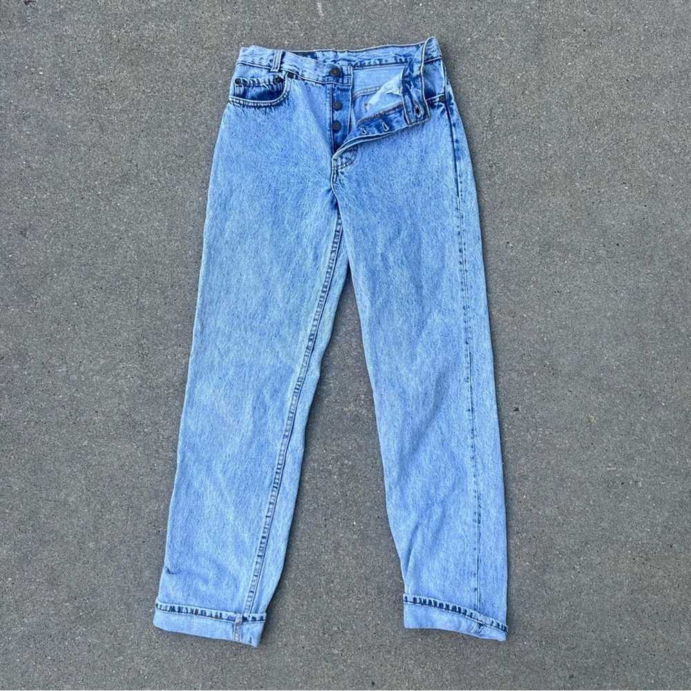 Levi's 90s Levi’s 701 student fit Jeans button fl… - image 2