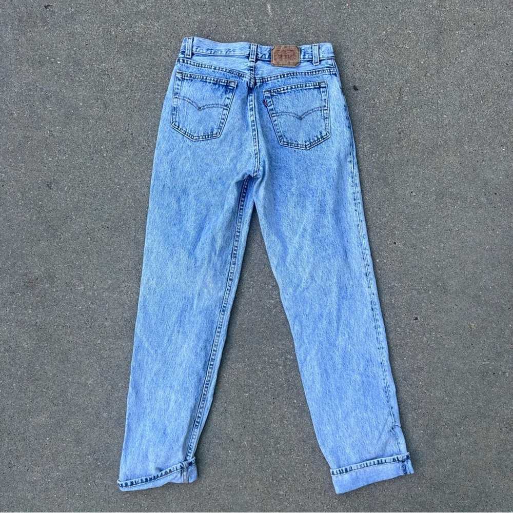 Levi's 90s Levi’s 701 student fit Jeans button fl… - image 3