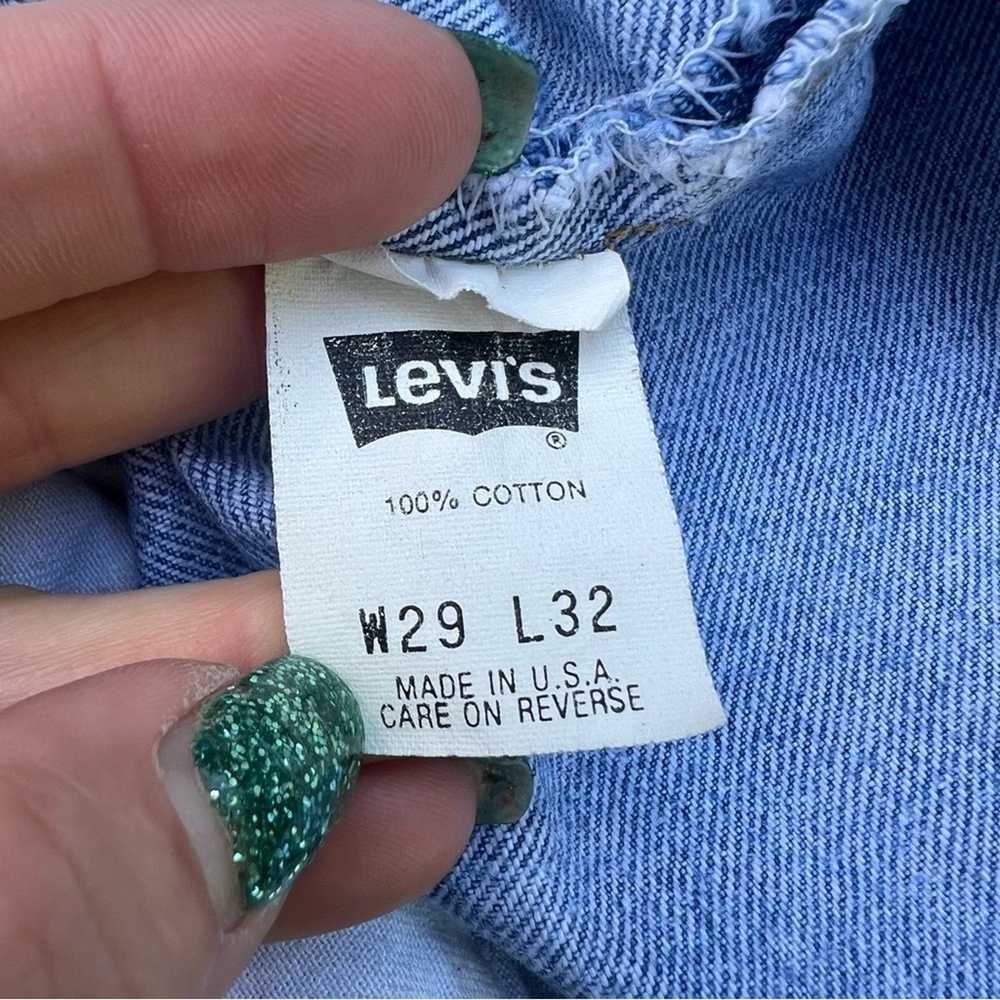 Levi's 90s Levi’s 701 student fit Jeans button fl… - image 6