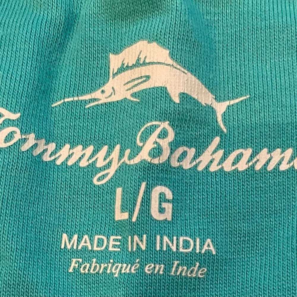 Tommy Bahama Men’s Lg Light Blue Cotton Short Sle… - image 6