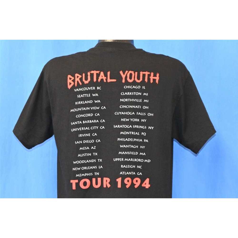 Hanes vintage 90s ELVIS COSTELLO BRUTAL YOUTH TOU… - image 3