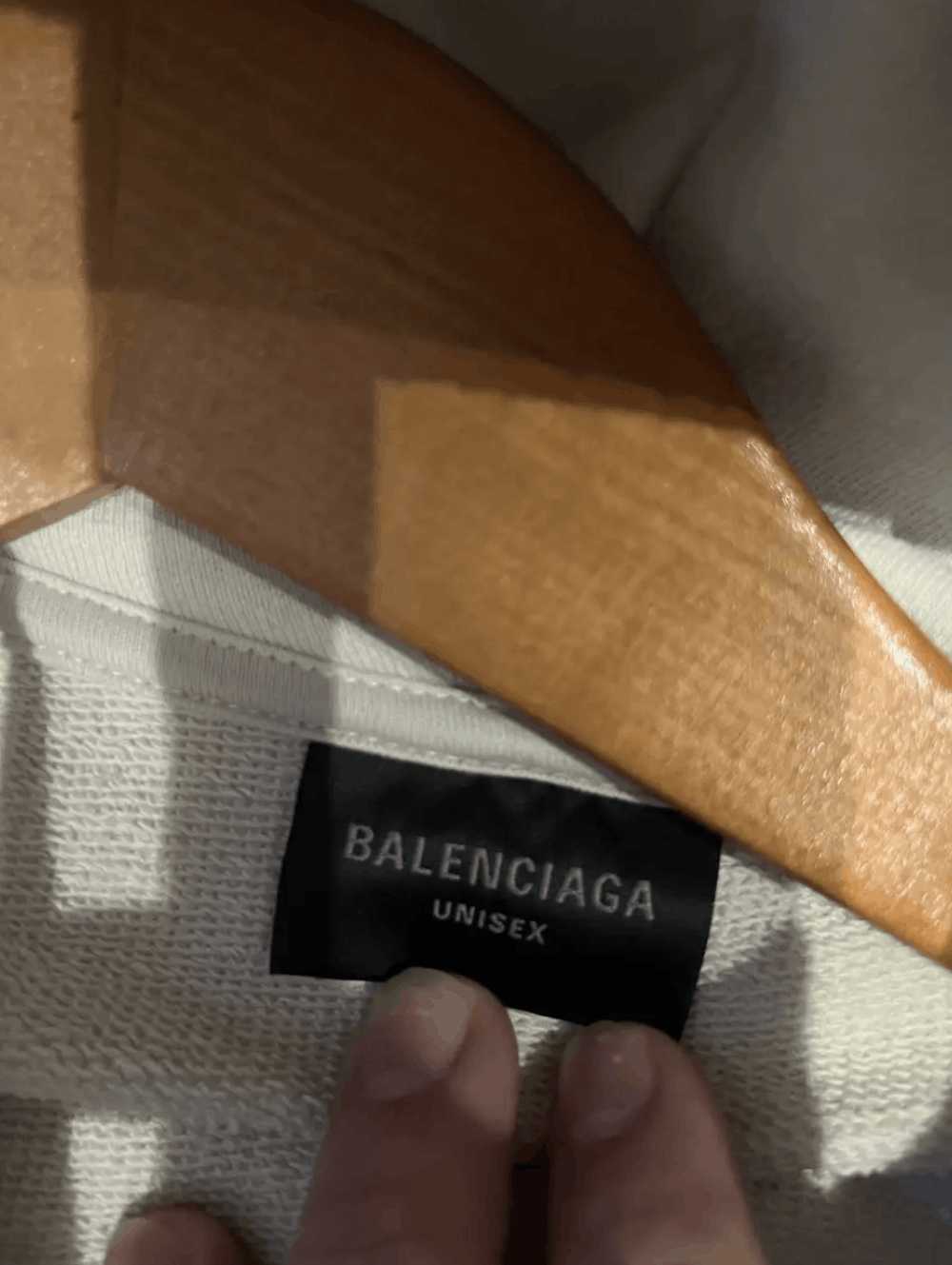 Balenciaga Balenciaga xxxl hoodie white - image 3