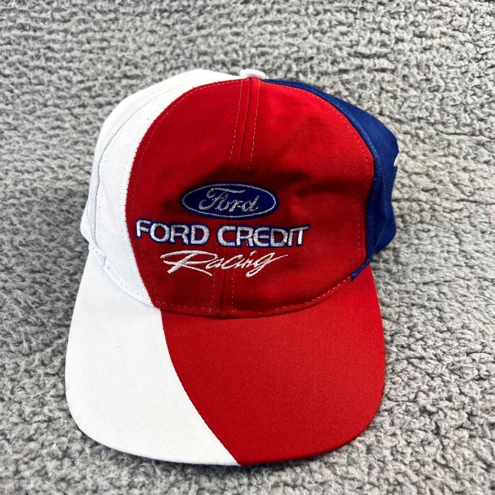 Ford Vintage Ford Racing Snapback Hat Red White B… - image 2