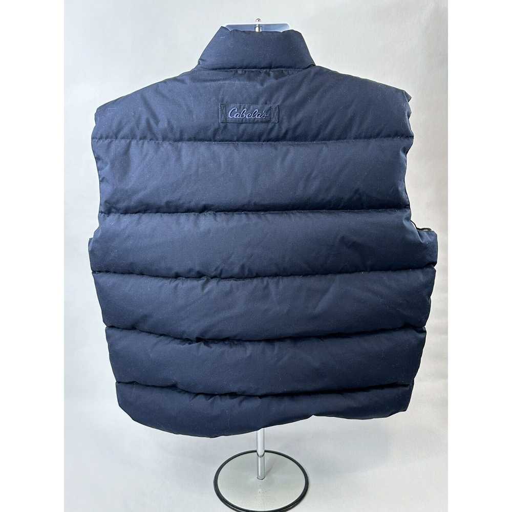 Vintage Cabelas Vest Mens XL Blue Premier Norther… - image 3