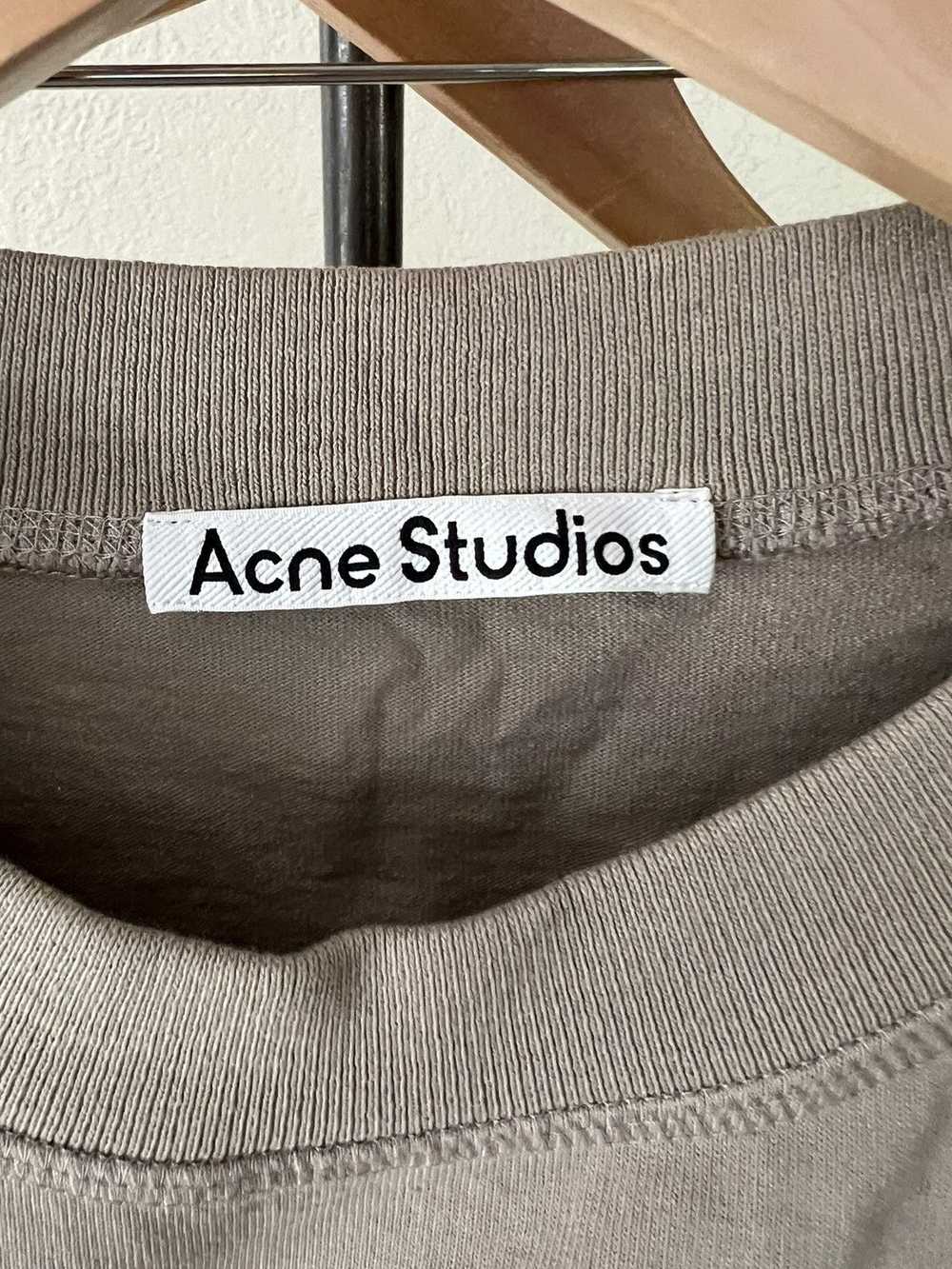 Acne Studios Long Sleeve Logo Stamp T Shirt - image 4