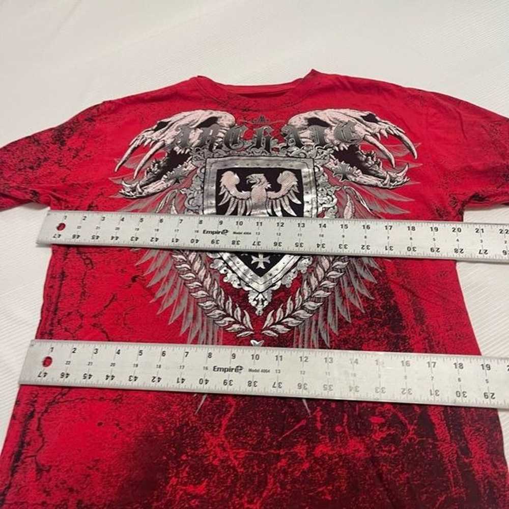 Archaic Affliction Red Short Sleeve T-Shirt Size … - image 3