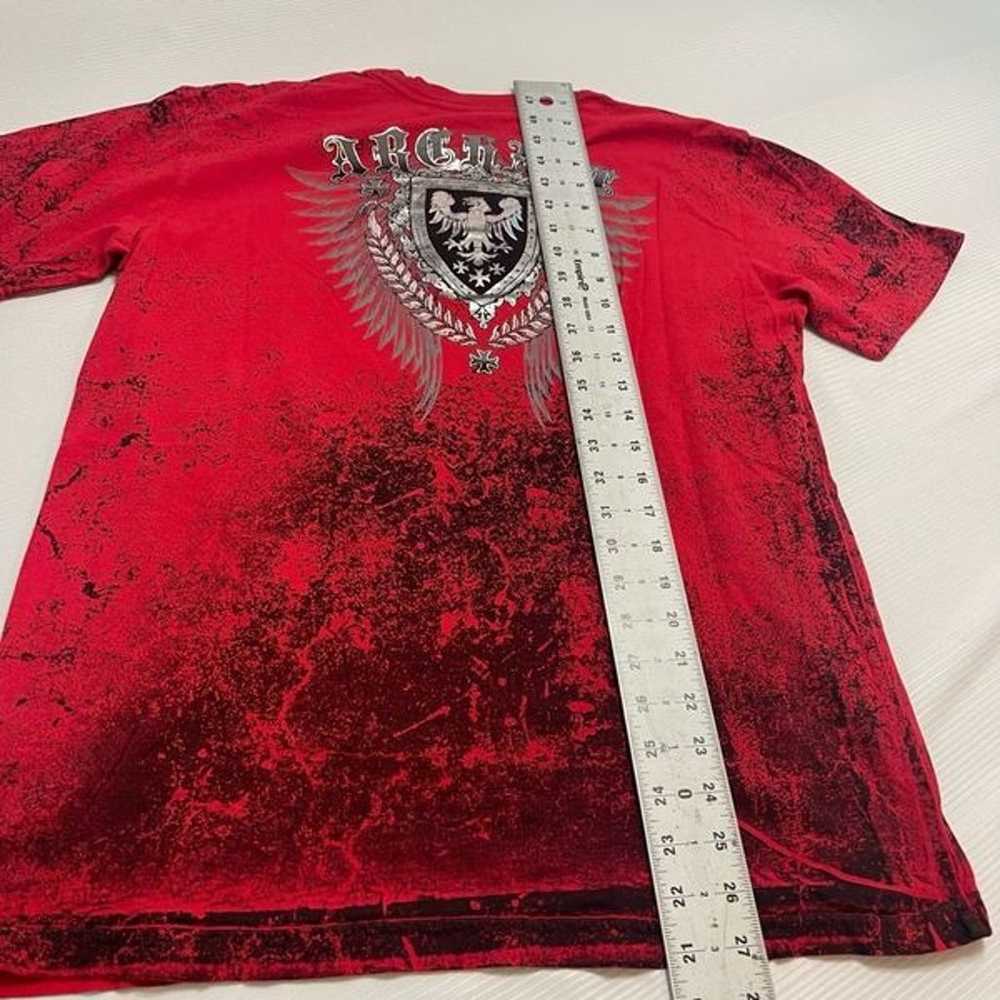 Archaic Affliction Red Short Sleeve T-Shirt Size … - image 7