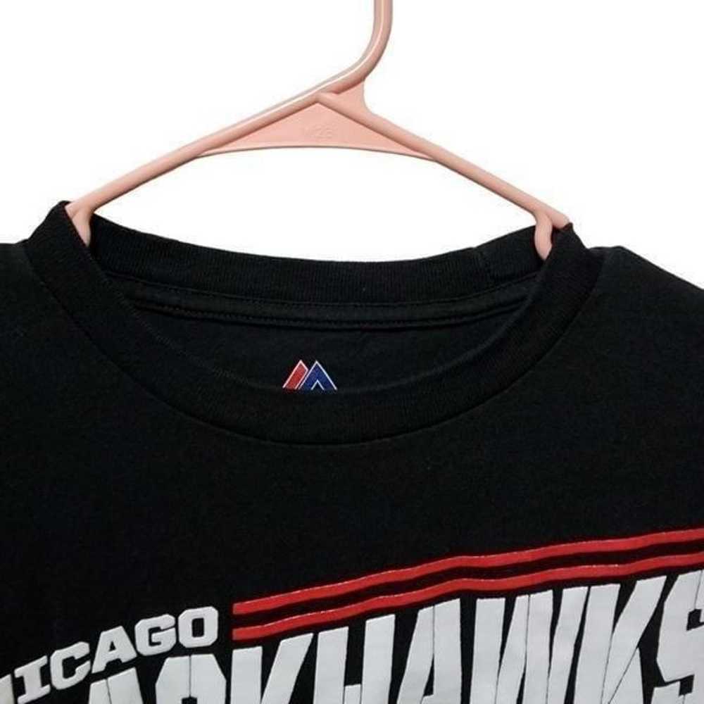 VINTAGE Chicago Blackhawks Hockey Majestic Medium… - image 5