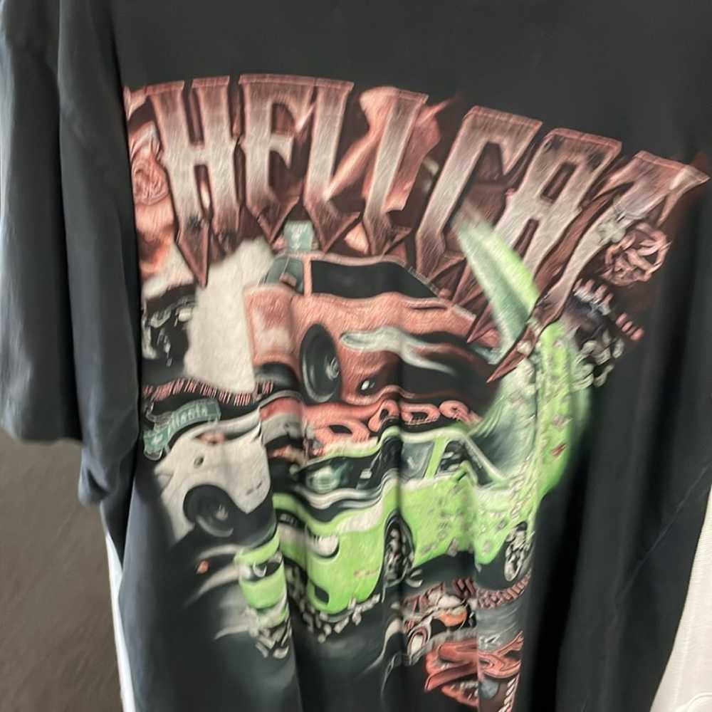 Men’s Casper MASI Dodge Hellcat Rare Shirt used S… - image 3