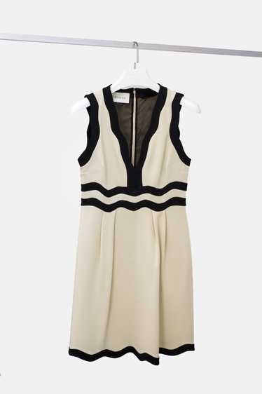 Gucci Gucci Black and Ivory Stretch Mini Dress
