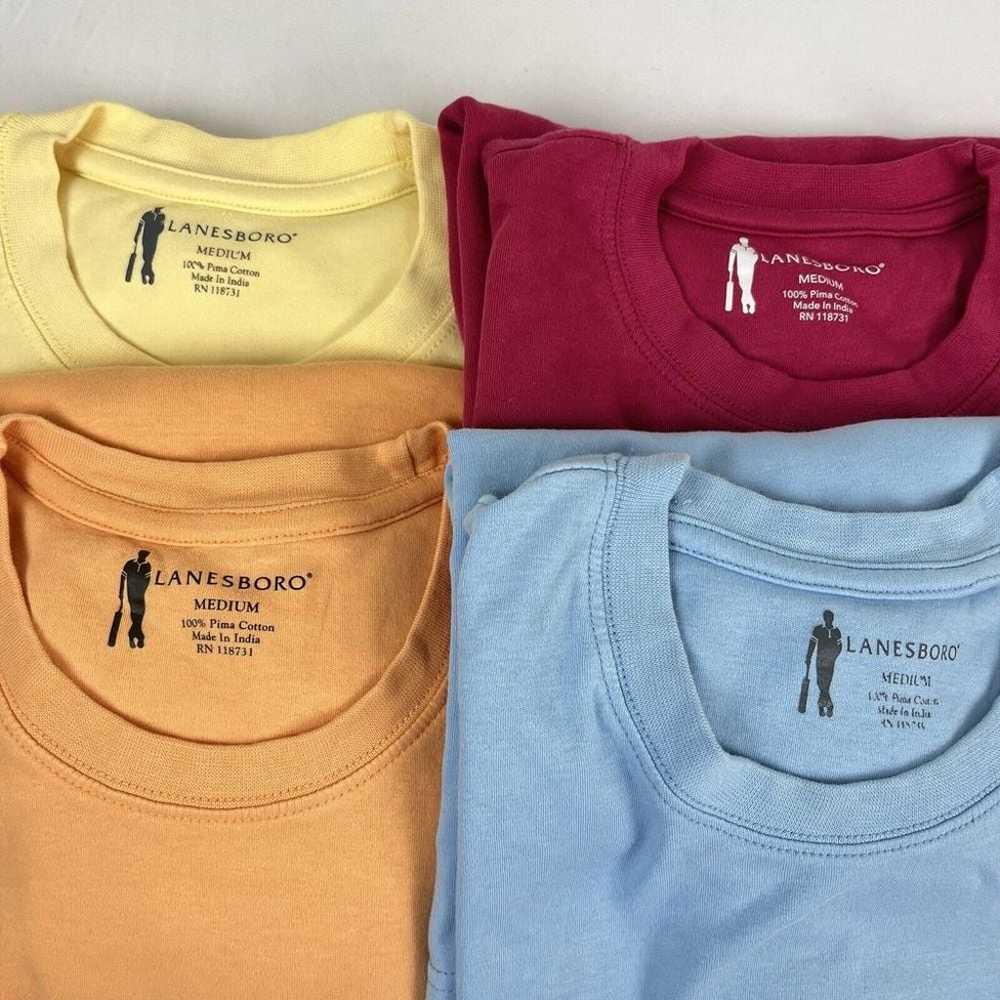 Lanesboro Mens Crewneck T-Shirts Soft Pima Cotton… - image 6