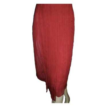Alberta Ferretti Silk mid-length skirt