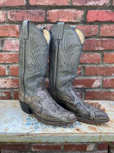 Dan Post Snakeskin cowboy boots (7) | Used,…