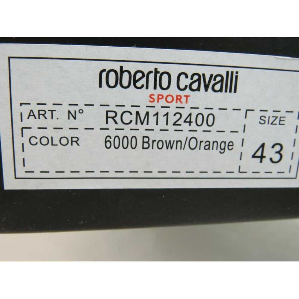 Roberto Cavalli Leather low trainers - image 9