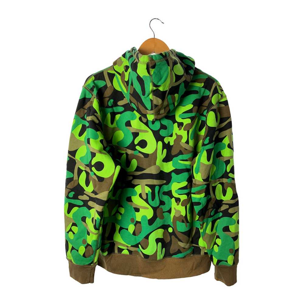 STUSSY/Zip Up Hoodie/XL/Khaki/Cotton/Camouflage/ - image 2