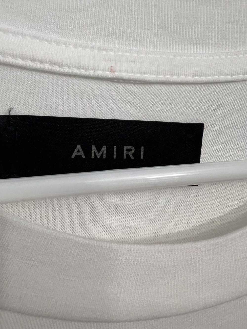 Amiri Amiri Logo T shirt white size large - image 3