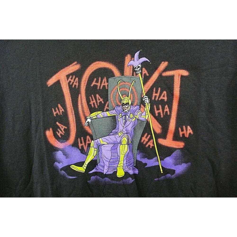 Joki Evil Joker Vintage 90s Mens XL Black T Shirt… - image 2