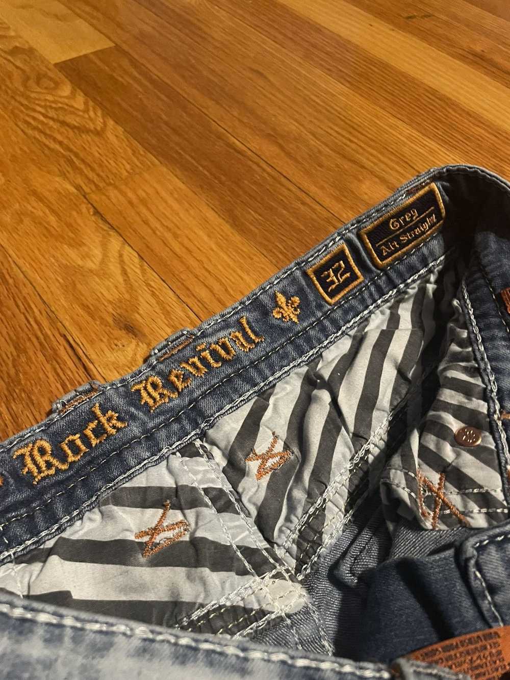 Rock Revival Rock Revival Men's Jeans Grey Alt St… - image 4