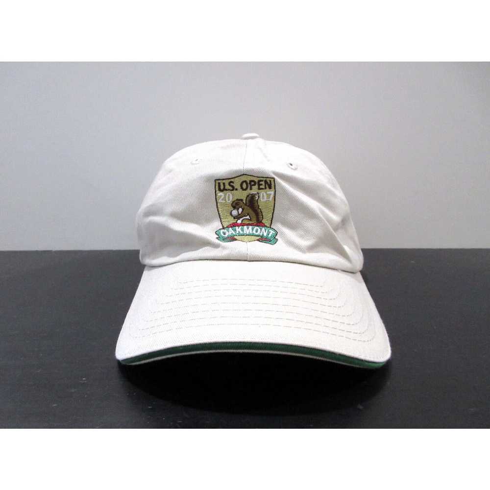 Vintage US Open Hat Cap Strap Back Brown Oakmont … - image 1