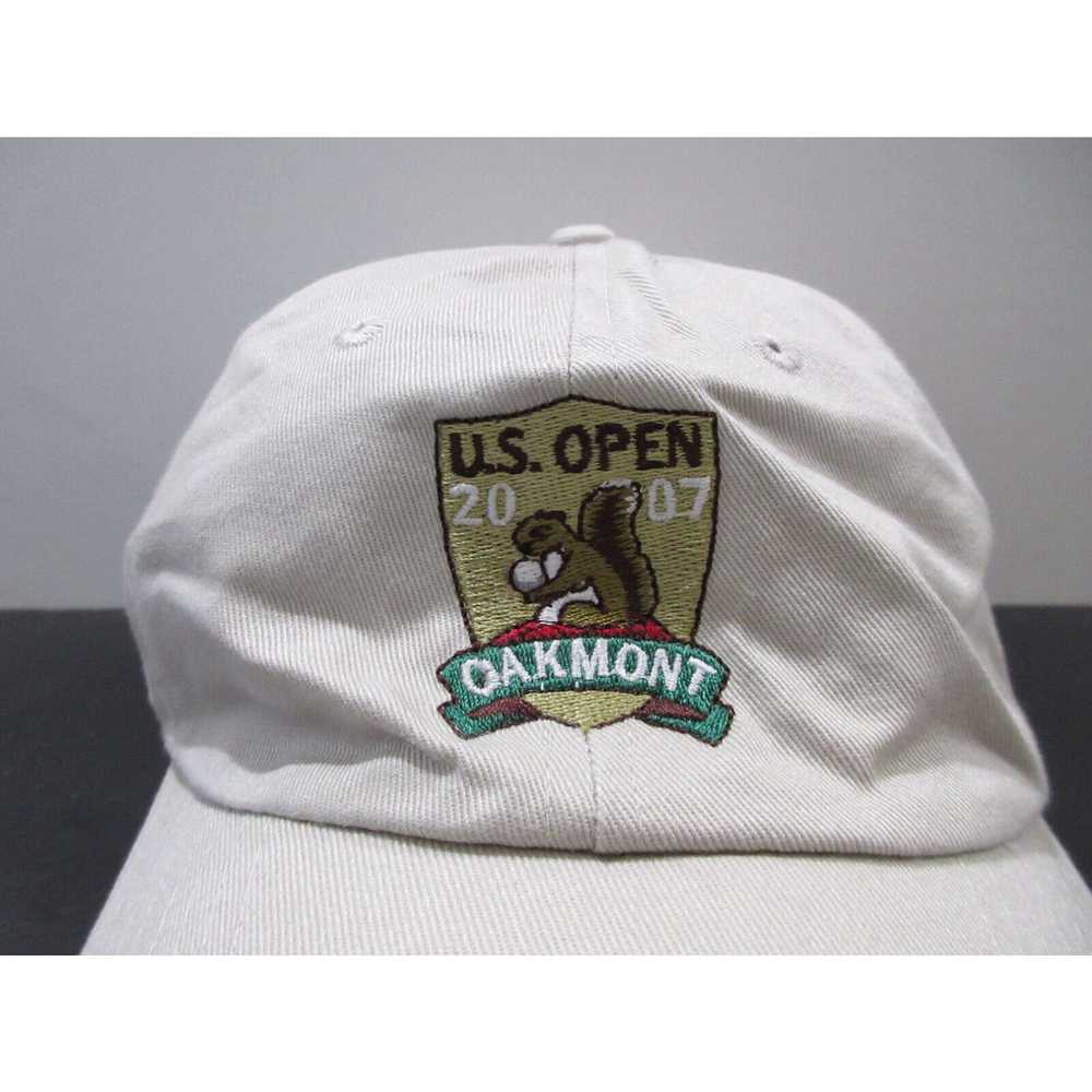 Vintage US Open Hat Cap Strap Back Brown Oakmont … - image 2