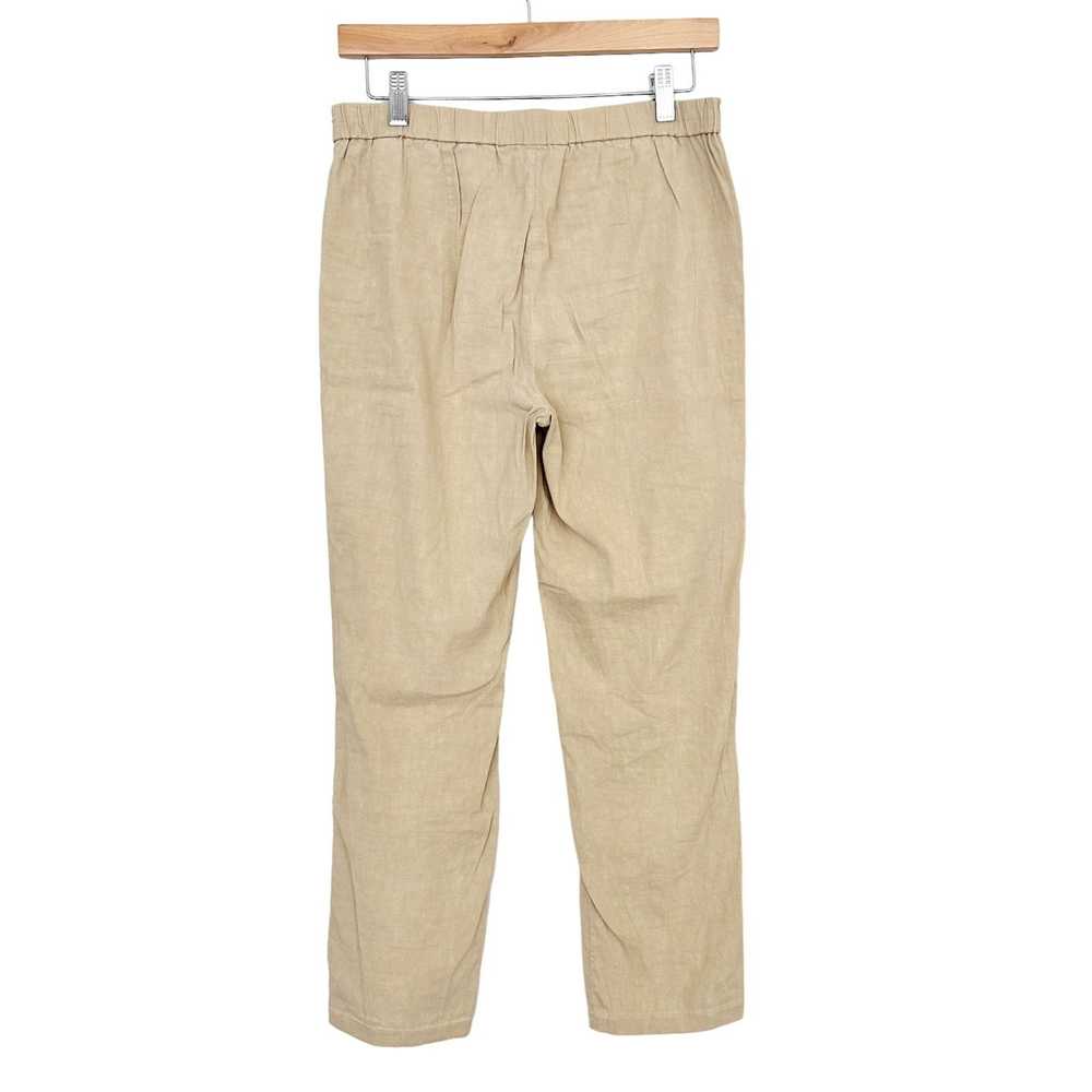 Theory Theory Tan Linen Blend Pull On Eco Crunch … - image 4