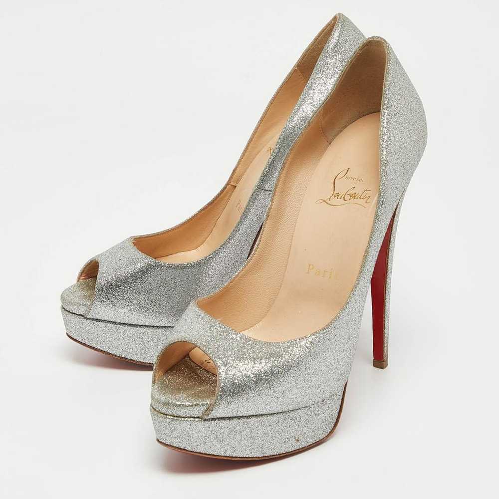 Christian Louboutin Glitter heels - image 2