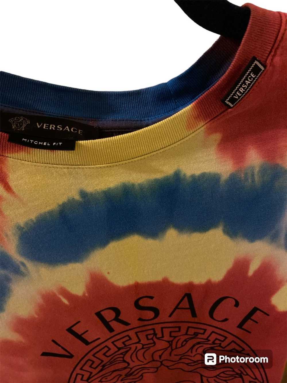 Versace Long Sleeve Versace Tye Dye T-shirt - image 2