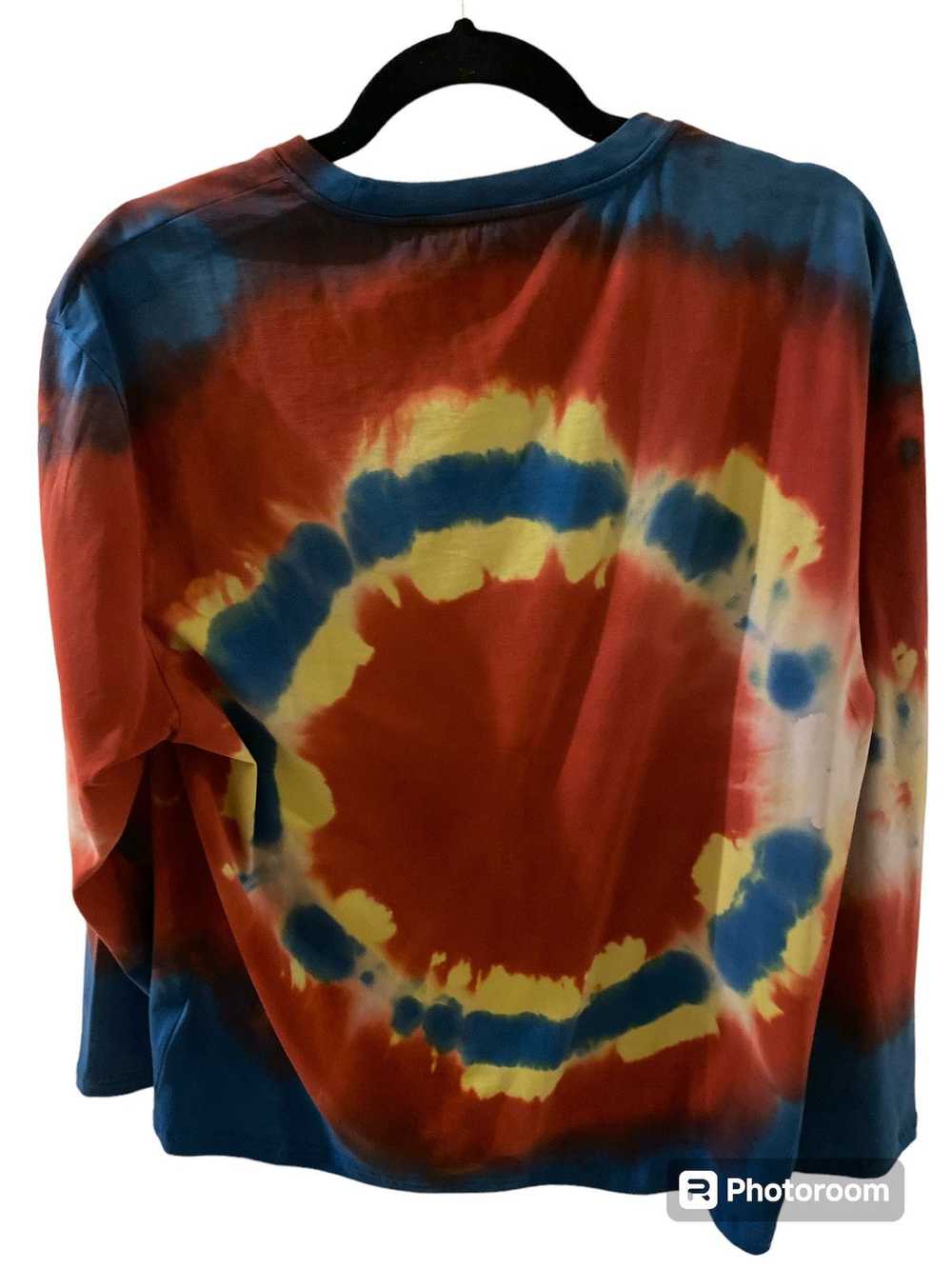 Versace Long Sleeve Versace Tye Dye T-shirt - image 3