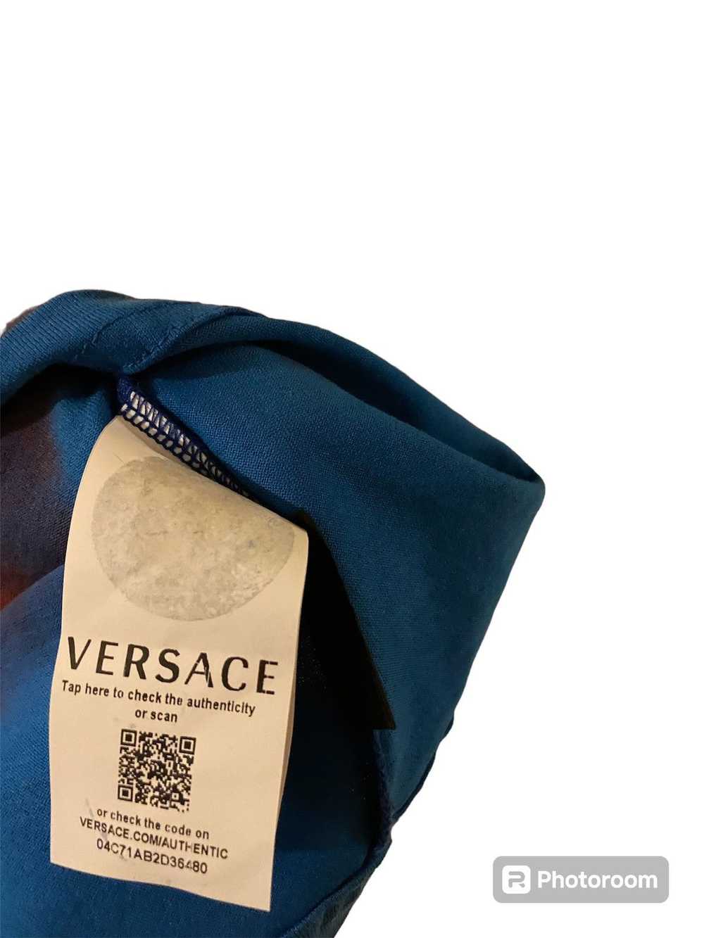 Versace Long Sleeve Versace Tye Dye T-shirt - image 4