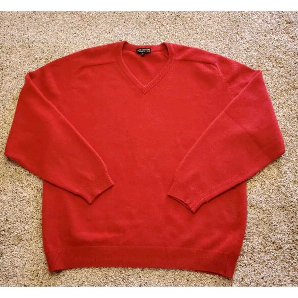 Vintage Clan Douglas Knit Cashmere Sweater XL Men… - image 1