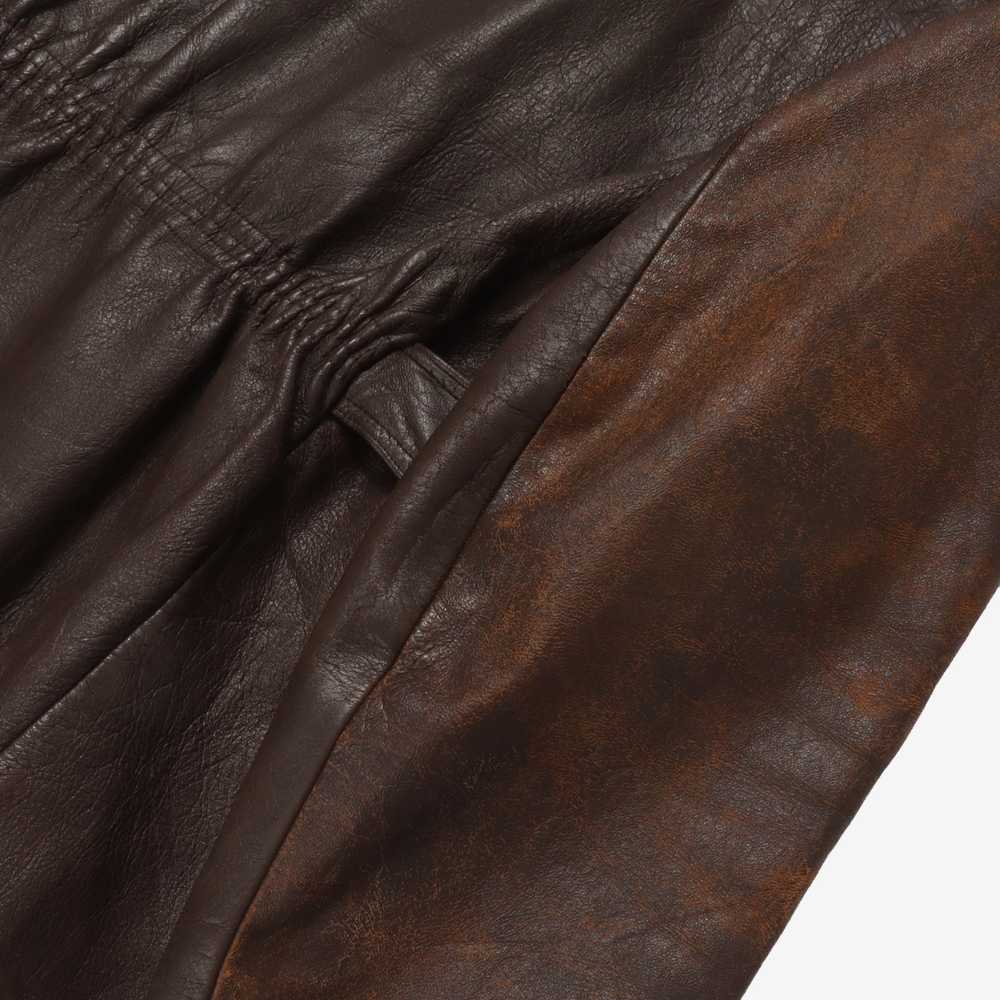 Vintage 1940s Leather Rider Jacket - image 3