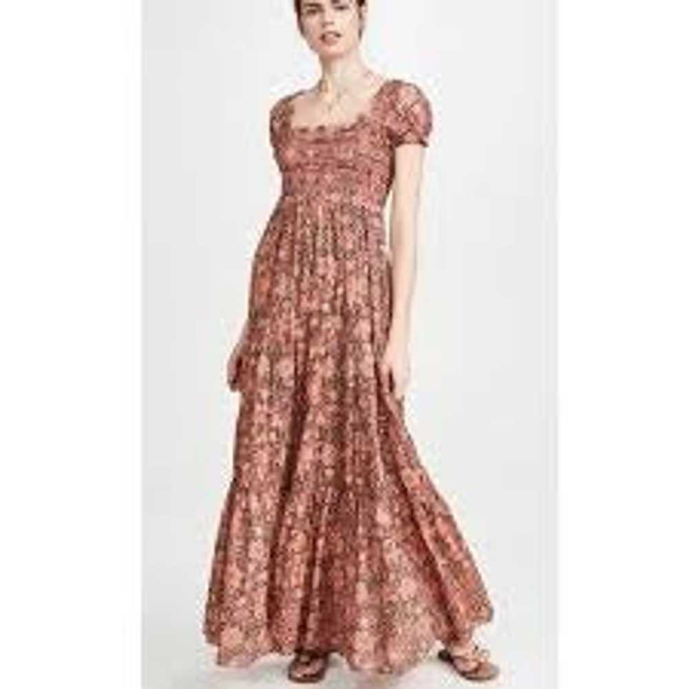 Free People Getaway Tiered Smocked Floral Maxi Dr… - image 5