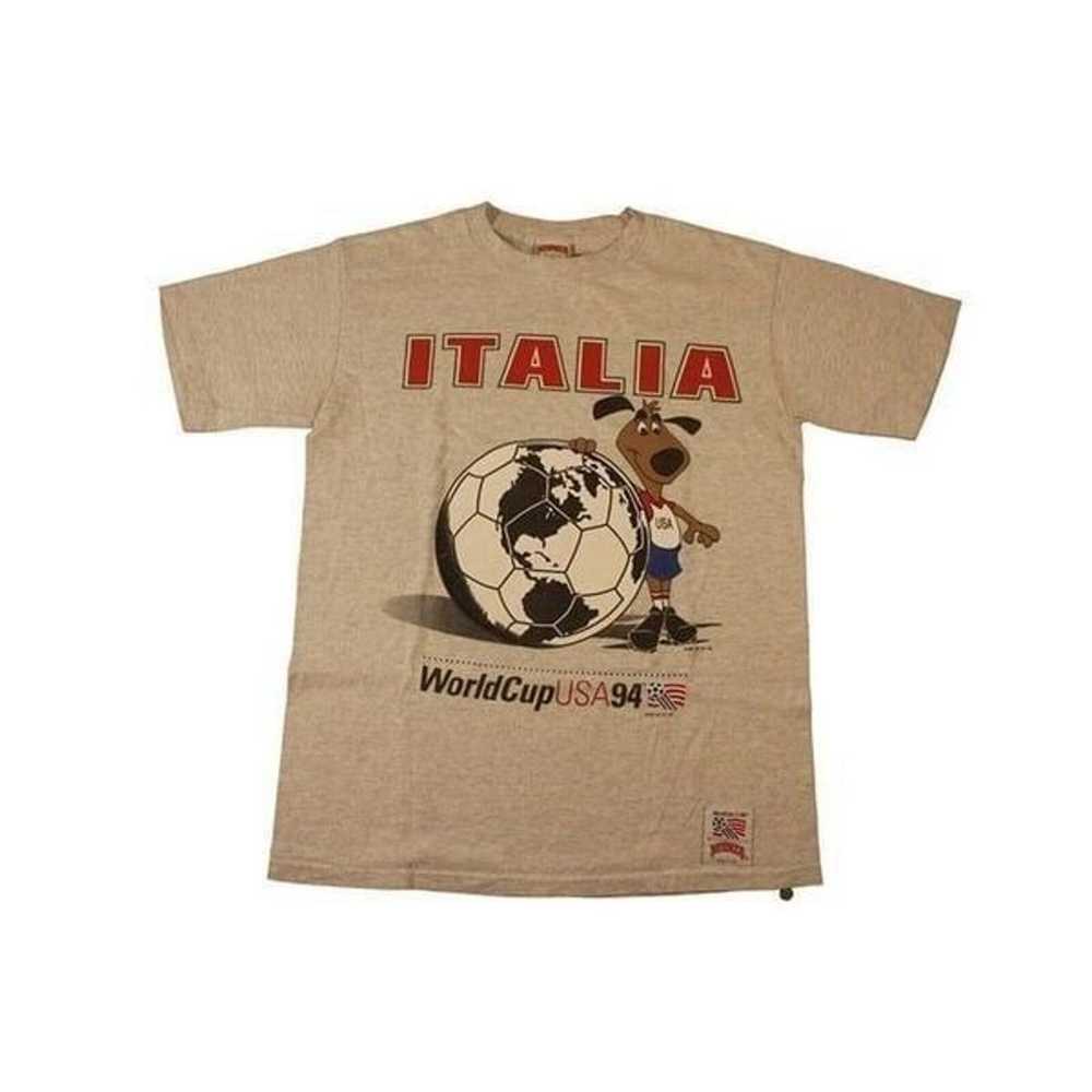 Vintage 1994 Italia World Cup USA Tee Shirt Pullo… - image 1