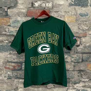 Vintage Green Bay Packers Shirt Forest Green Cotto