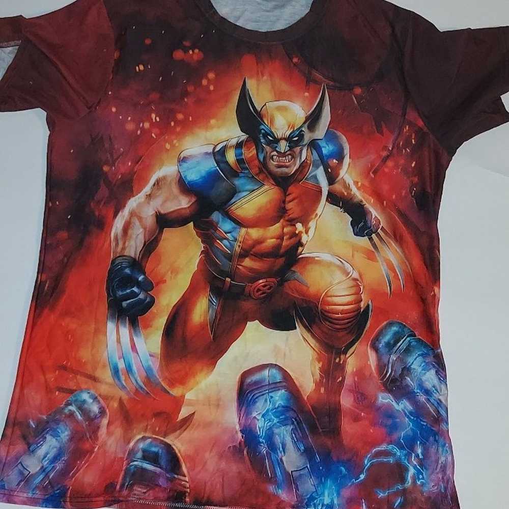 Marvel Wolverine vs The Sentinels AOP Size XLarge - image 1