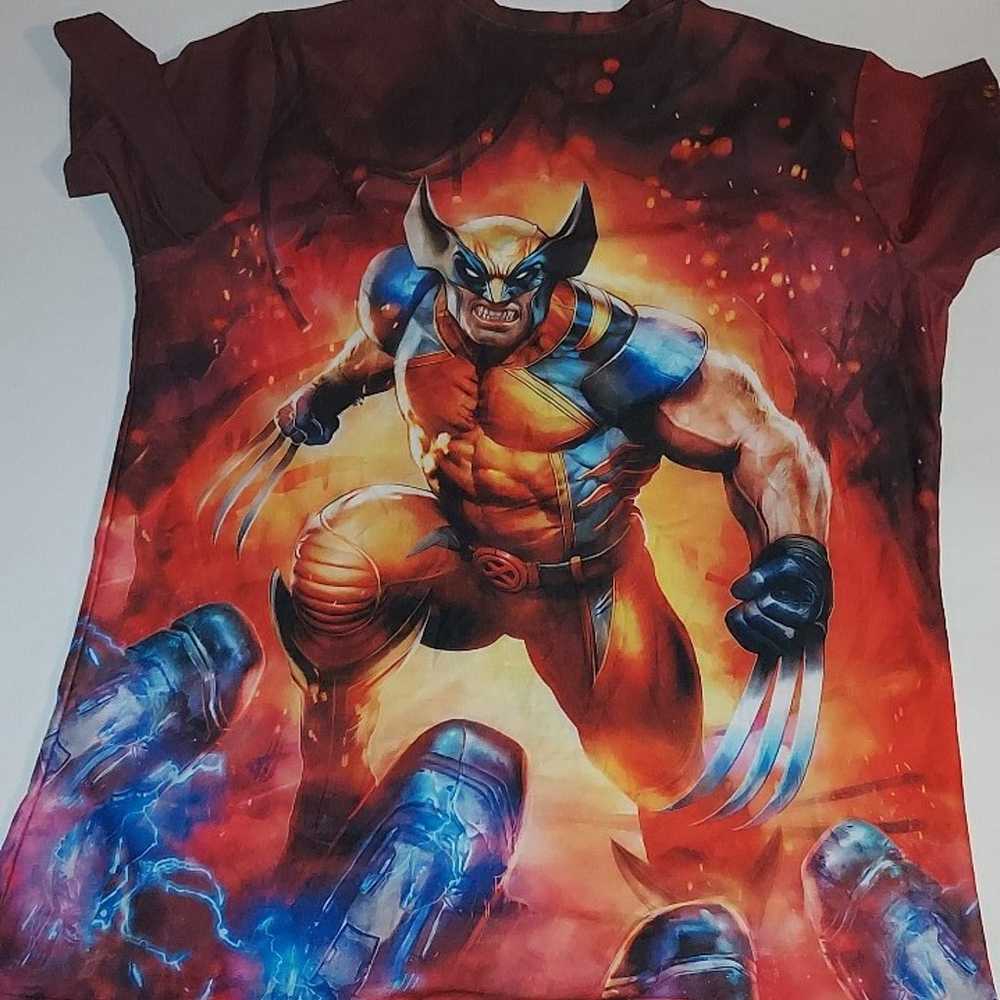 Marvel Wolverine vs The Sentinels AOP Size XLarge - image 3