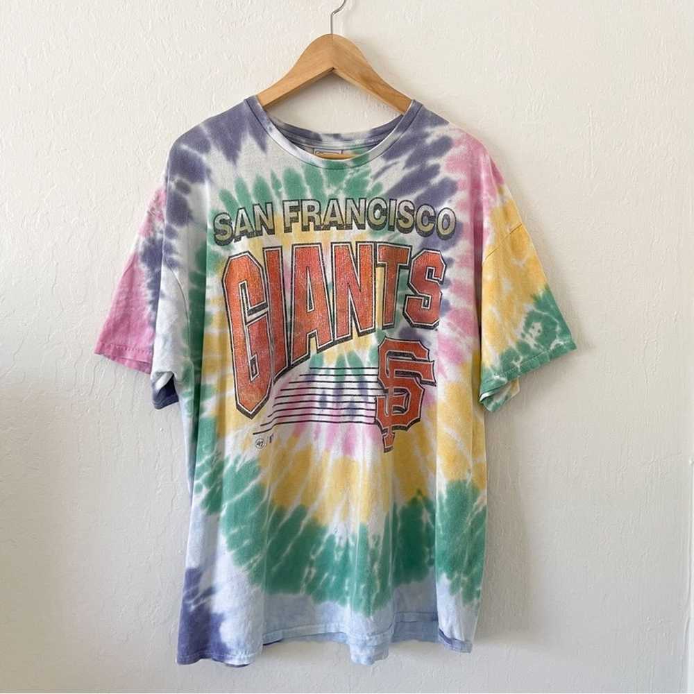 SF Giants Tie Dye T-Shirt Vintage - image 1